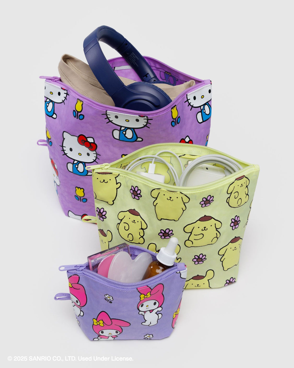Go Pouch Set - Hello Kitty and Friends Florals - Simple Pocket Trio