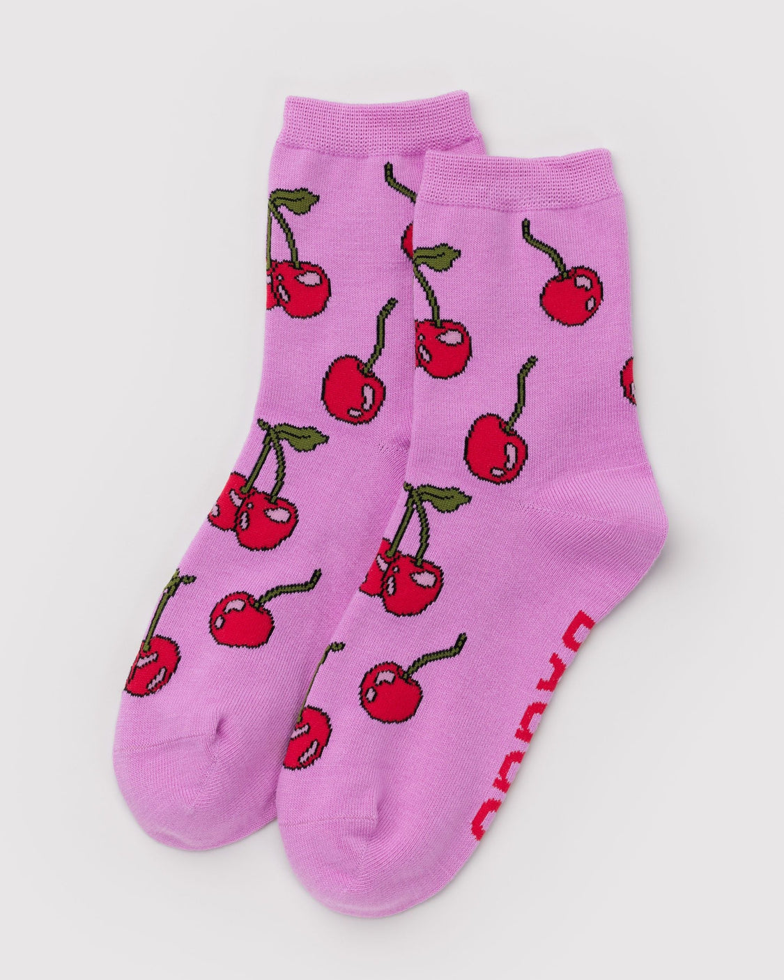 Crew Sock - Cherries - Simple Home Comfort