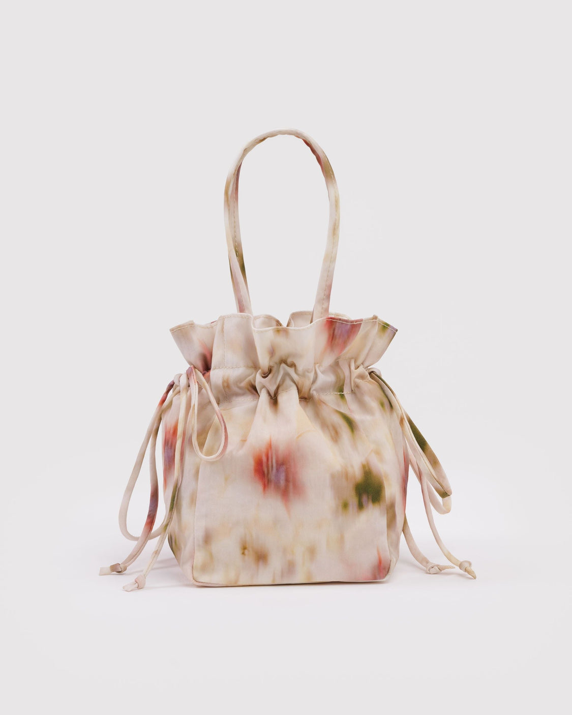 Nylon Drawstring Bag - Abstract Floral - Essential Style