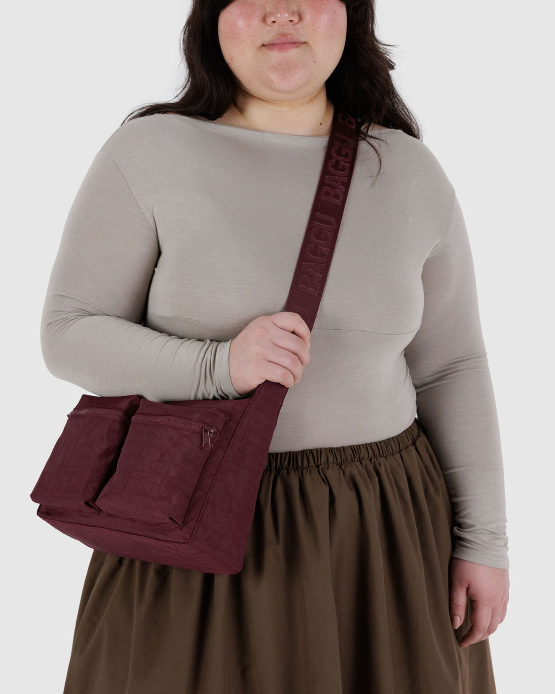 Medium Cargo Crossbody - Mahogany - Fresh Weekend Tote