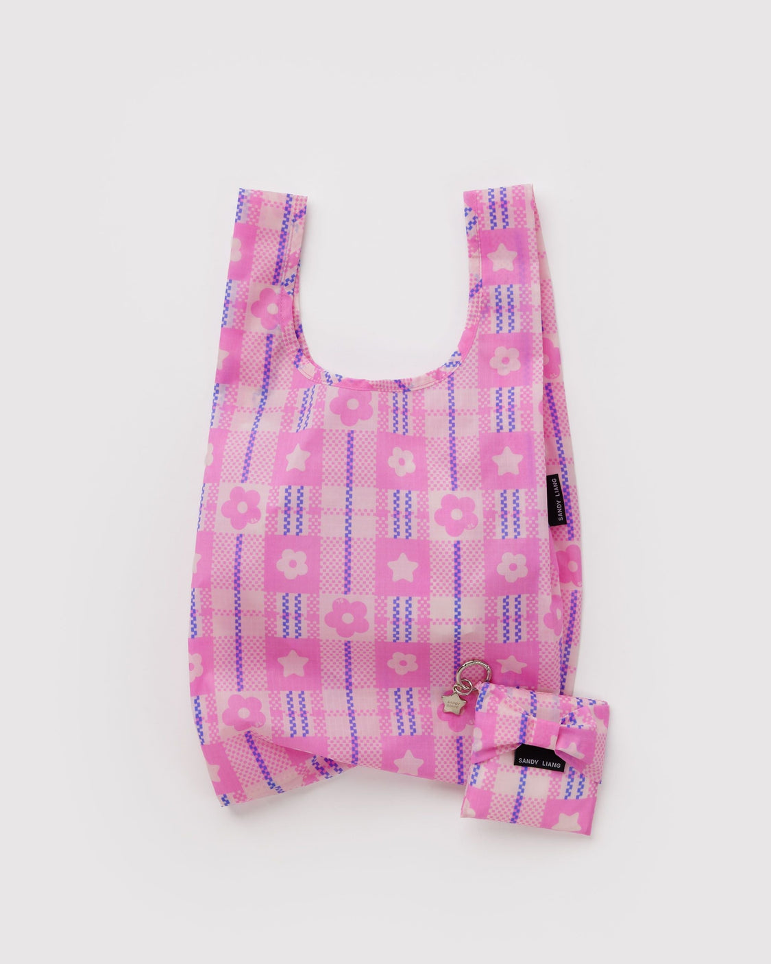 Baby Bow Baggu - Market Plaid Pink - Modern Everyday Haul