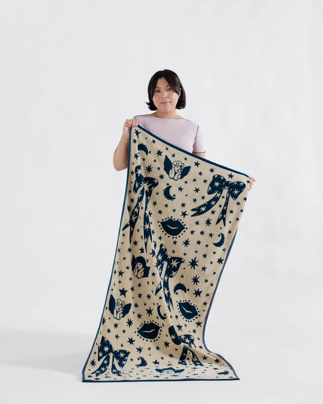 Bath Towel - Cherub Bows - Premium Lounge Dry